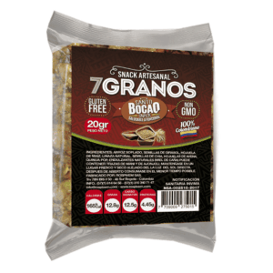 SNACK ARTESANAL 7 GRANOS X 12 UDS