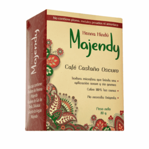 HENNA INDU CAFE CASTAÑO OSCURO X 80GR MAJENDY