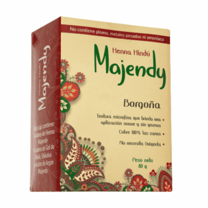 HENNA INDU BORGOÑA X 80GR MAJENDY