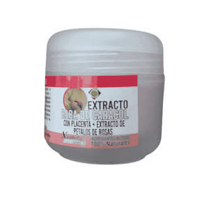 CREMA BABA DE CARACOL + PLACENTA + PETALOS ROSA CONFARCOL