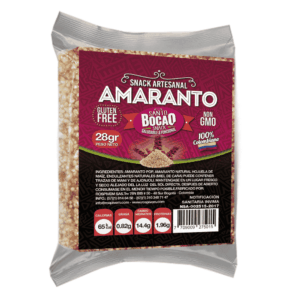 SNACK ARTESANAL DE AMARANTO X 12 UDS